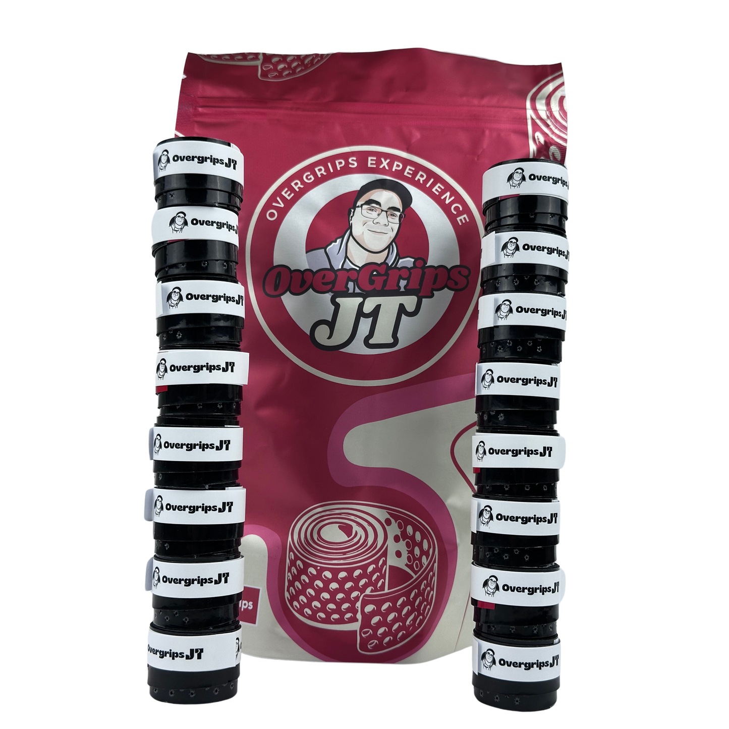 16 Overgrips Grips JT - Cor Preta